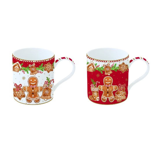 Juego de 2 Tazas de Navidad - Ginger Cookie