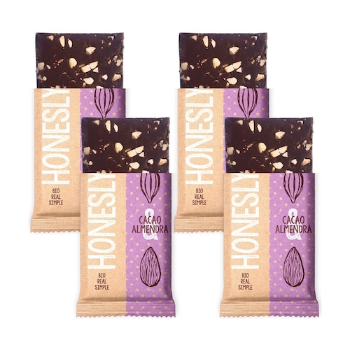 Barritas Frescas de Cacao y Almendra Bio