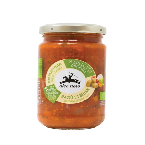 Salsa Ragu Vegetal con Seitán y Espelta Bio