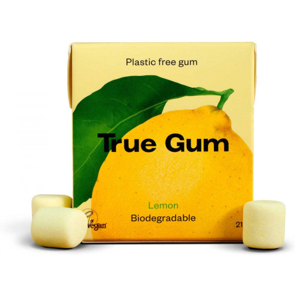 Chicles de Limón Sin Azúcar y Sin Plástico
