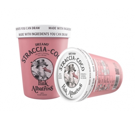 Helado Tarrina Straccia Coco