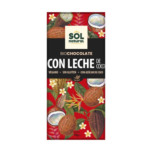 Chocolate vegano con leche de coco Bio