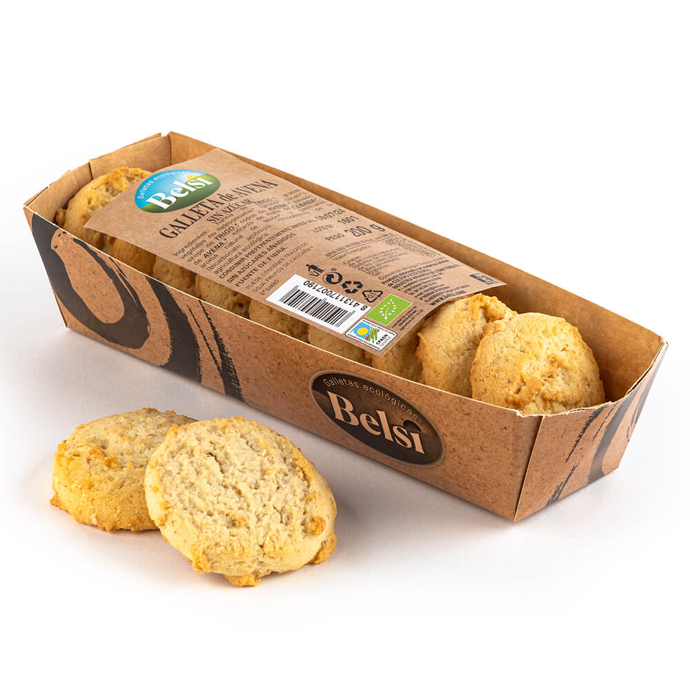 Galletas de Avena Sin Azúcar Bio