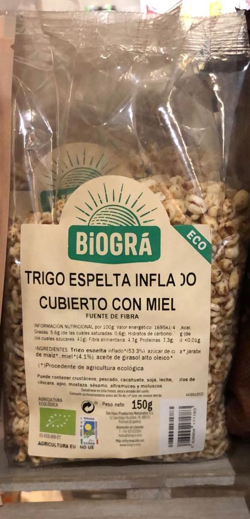 Espelta Inflada Miel Bio