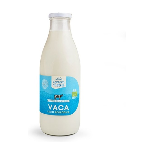 Leche Fresca Semidesnatada de Vaca Bio