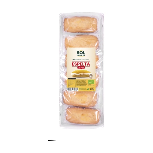 Magdalenas de Espelta y Yogur Bio