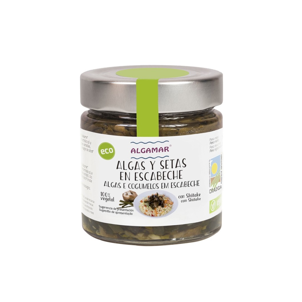 Algas y Setas en Escabeche Bio