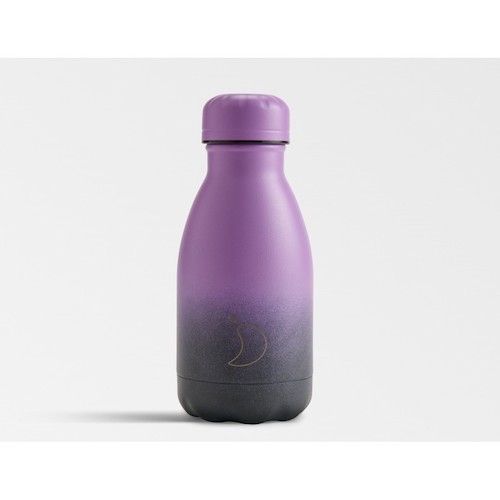 Botella Acero Inoxidable Chilly’s - Lila & Negro 260 ml