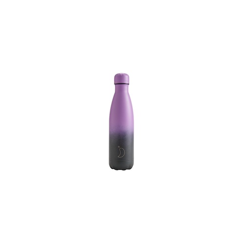Botella Acero Inoxidable Chilly’s - Lila & Negro 500 ml