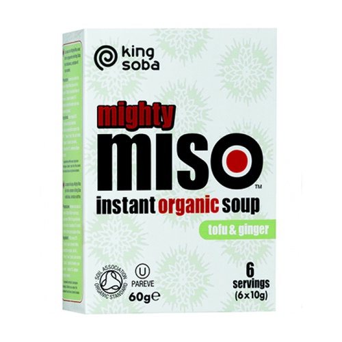 Sopa de Miso con Tofu y Jengibre Sin Gluten Bio
