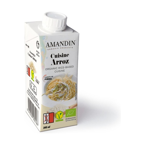Crema de cocinar de Arroz Bio