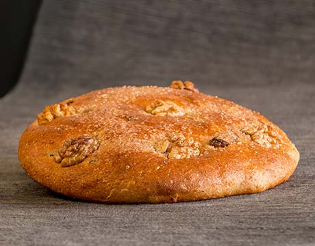Torta de Espelta con Pasas y Nueces con Sirope de Arroz Sin Azúcar Bio