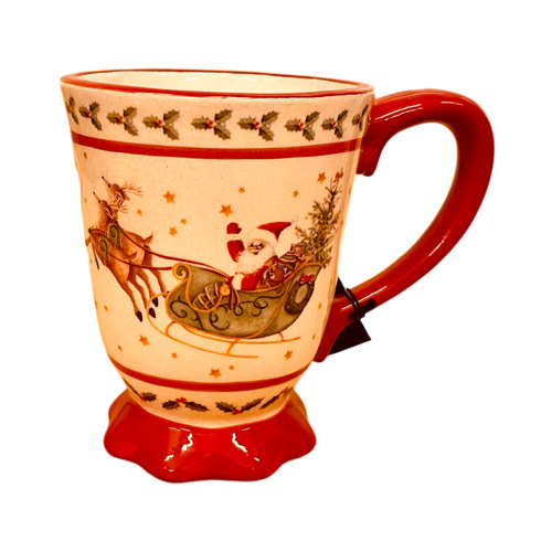 Taza de Navidad Cascanueces y Reno