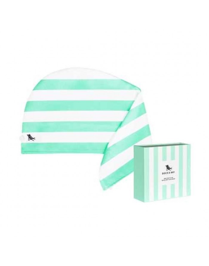 Toalla para Pelo Microfibra Dock & Bay - Verde Menta