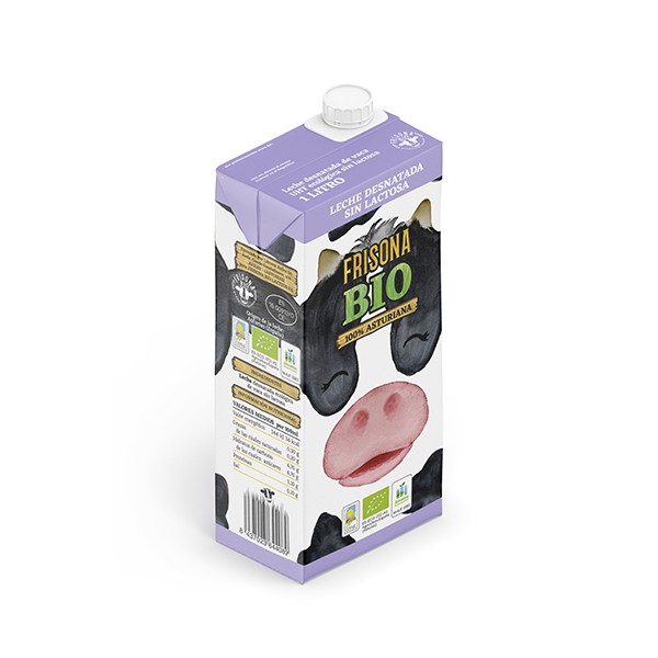 Leche Desnatada Sin lactosa Bio
