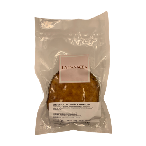 Bizcocho de Zanahoria y Almendra Bio S/G