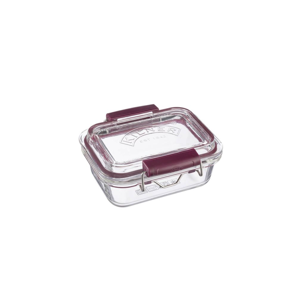 Tartera de Cristal rectangular 350 ml