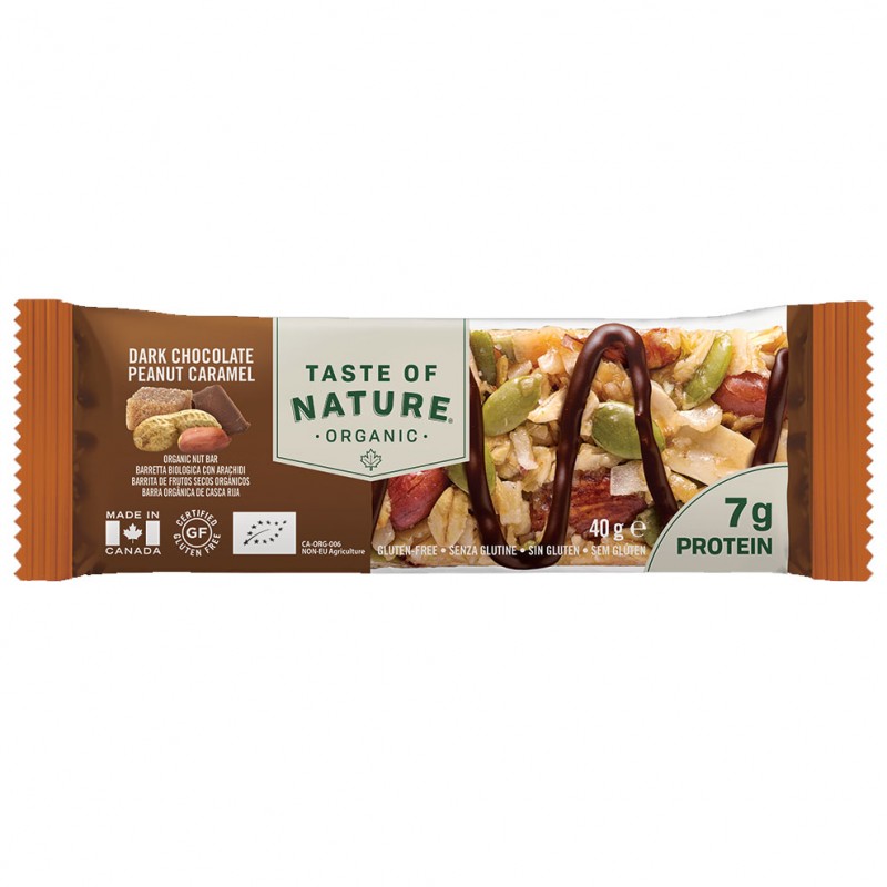 Barrita Protein Cacahuete Chocolate y Caramelo Bio