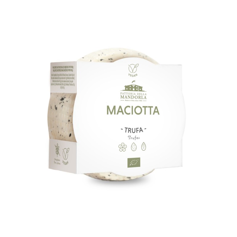 Maciotta alternativa vegetal al queso semi duro trufa vegana ECO