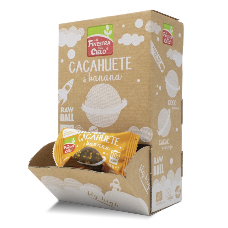 Energy Ball Cacahuete Banana Sin Gluten Bio