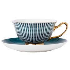Taza y Plato Parisienne Rosa