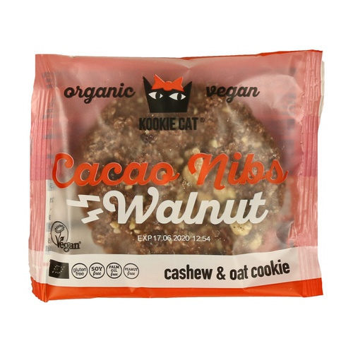 Galleta de Avena con Nueces y Pepitas de Chocolate Sin Gluten Bio