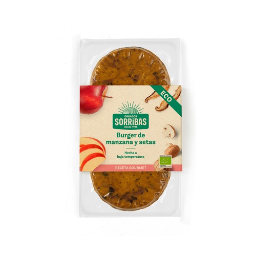 Hamburguesa de Manzana y Setas Bio