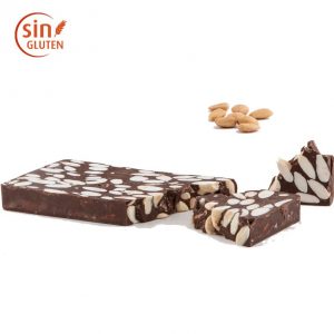 Turrón de Chocolate Negro con Almendras