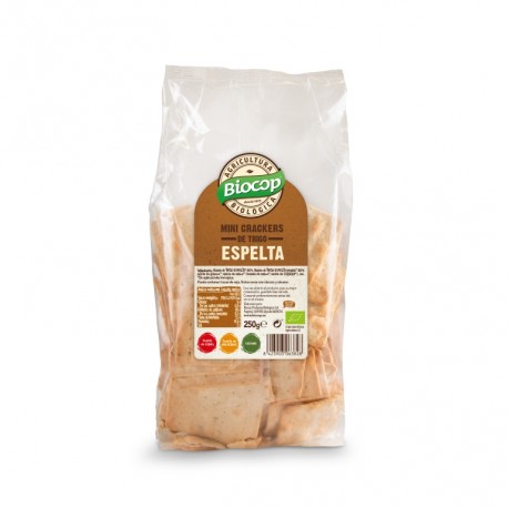 Mini Crackers de Espelta Bio