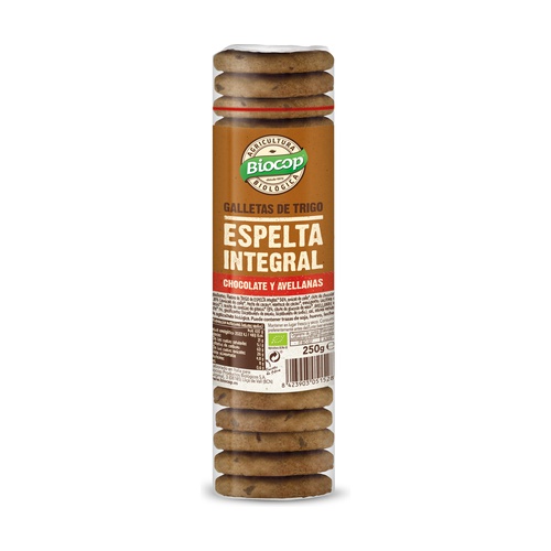 Galletas de Espelta Integral con Chocolate y Avellanas Bio