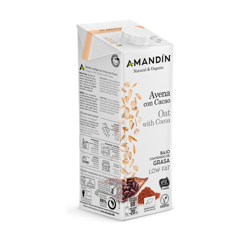 Bebida de Avena con Cacao Bio