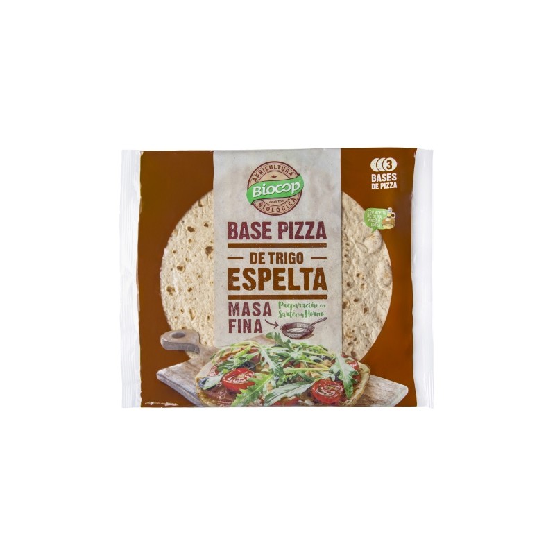 Base Pizza de Espelta masa fina Bio