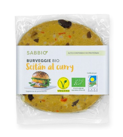 Burveggie Seitán al Curry ECO