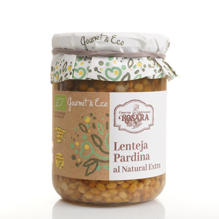 Lenteja Pardina cocida Bio