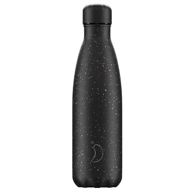 Botella Chilly Moteada negra 500 ml