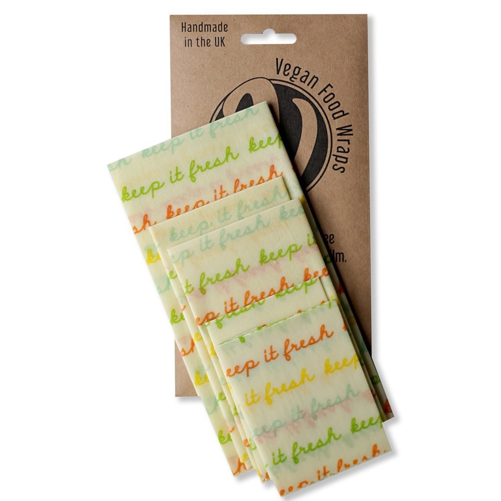 Envoltura de cera de abeja (Pack Lunch) Large- Letras