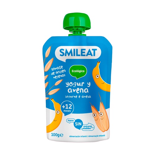 Pouch de Yogur y Avena Bio 9m+