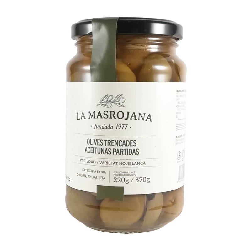 Aceitunas partidas Hojiblanca