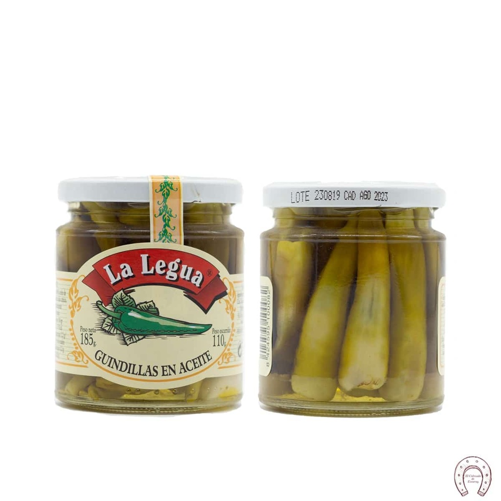 Guindillas cortas en aceite de oliva (no picantes)