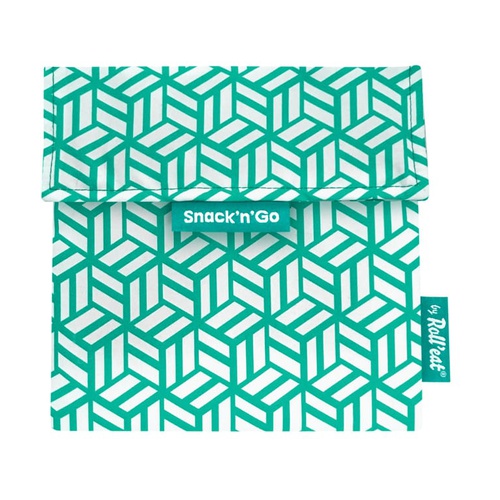 Porta Alimentos Snacks Go Animal Tiles Verde