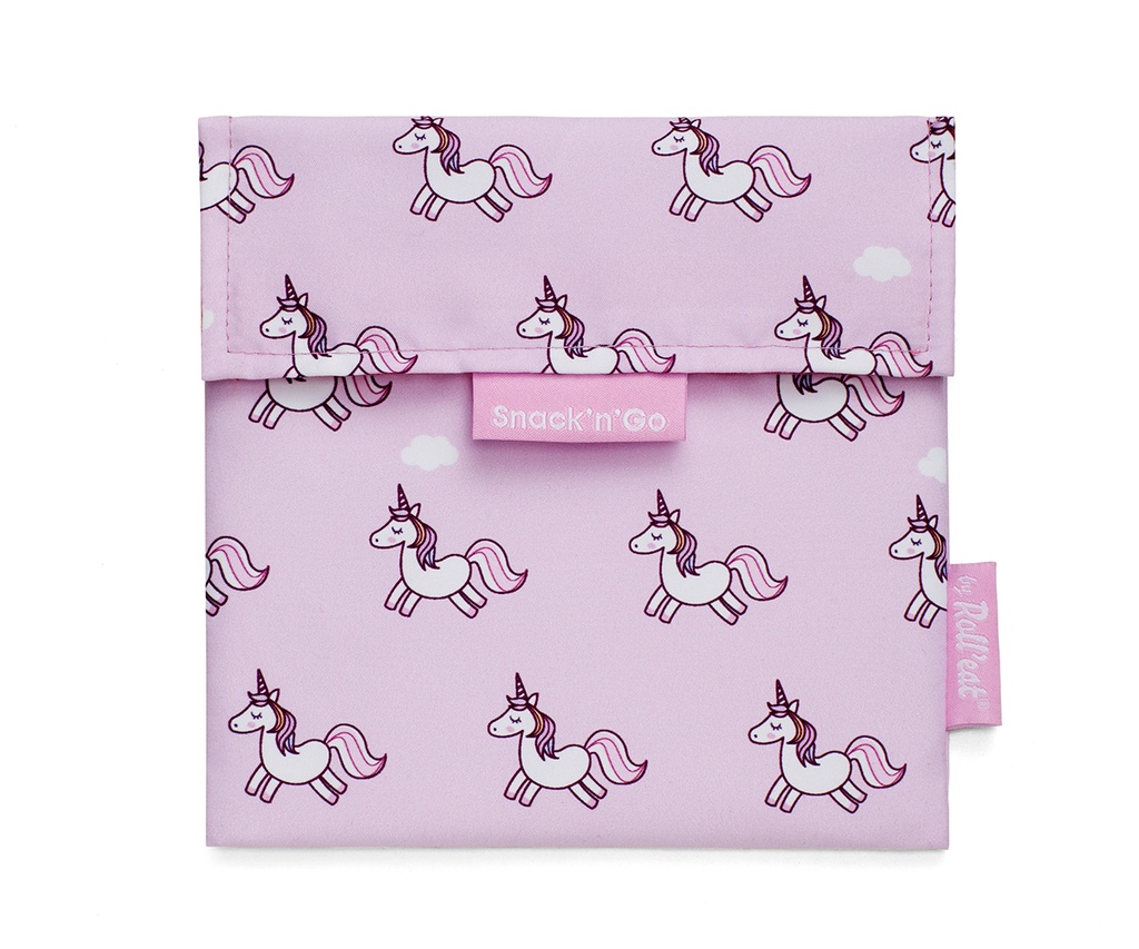 Porta Alimentos Snacks Go Animal Unicornio