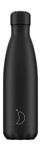 Botella Acero Inoxidable Chilly’s Negro Mate 750ml