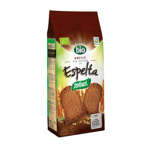 Pan tostado de espelta