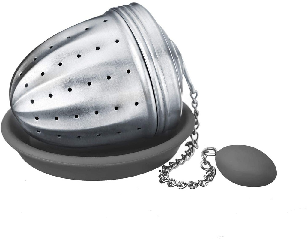 Infusor de té con platillo de silicona
