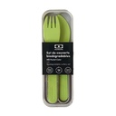 Cubiertos Pocket Biodegradables Apple