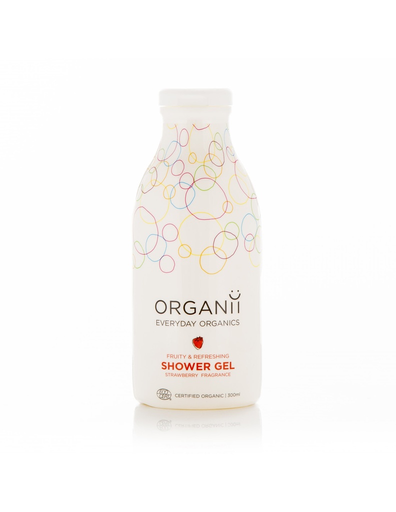 Gel de baño Organii de fresa Bio