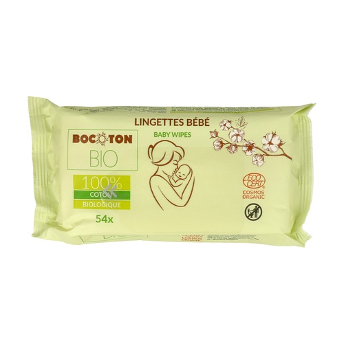 Toallitas Bebé húmedas con algodón Bio