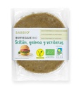 Burveggie de Seitán de quinoa y verduras Bío