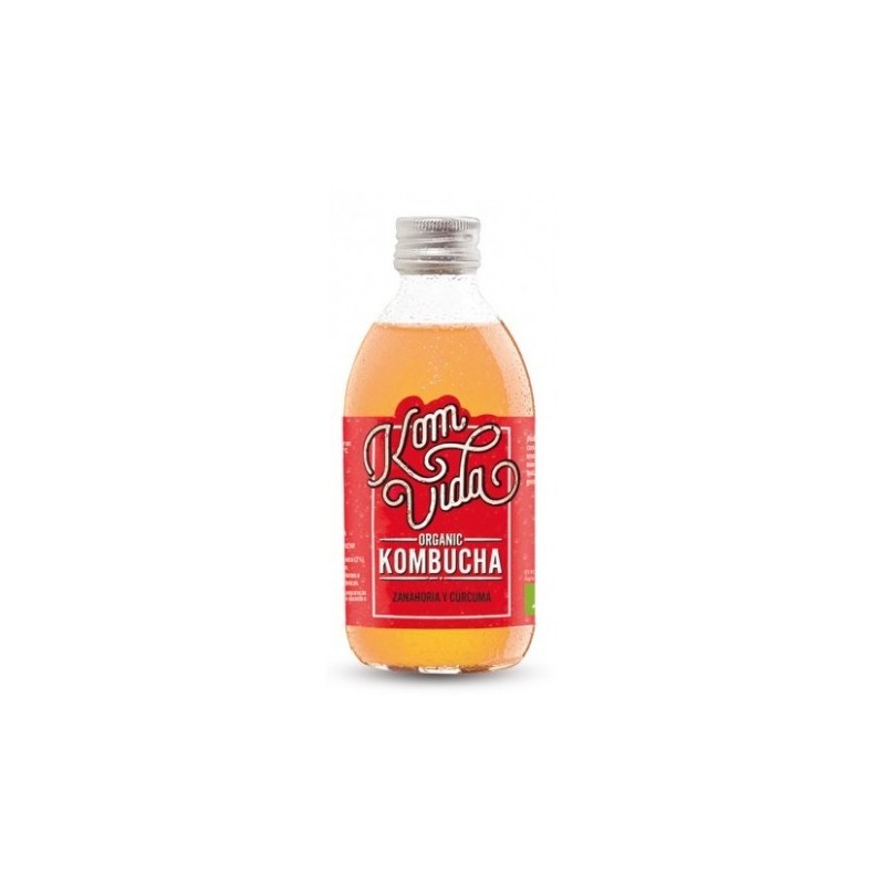 Kombucha de Zanahoria con Cúrcuma Bio de Komvida