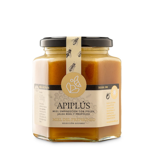 Miel Apiplus (Miel con Propóleo, Jalea Real y Polen)